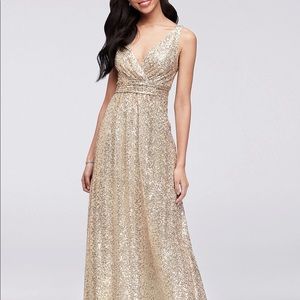 Gold Sequin Gown